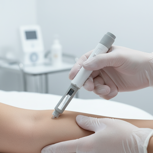 Inyector de pluma de semaglutida con rotación interna