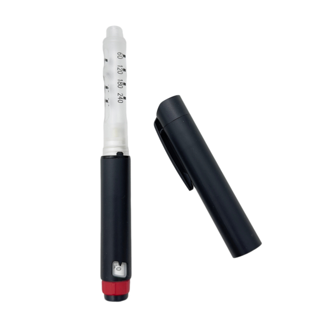 Pluma de inyección compatible