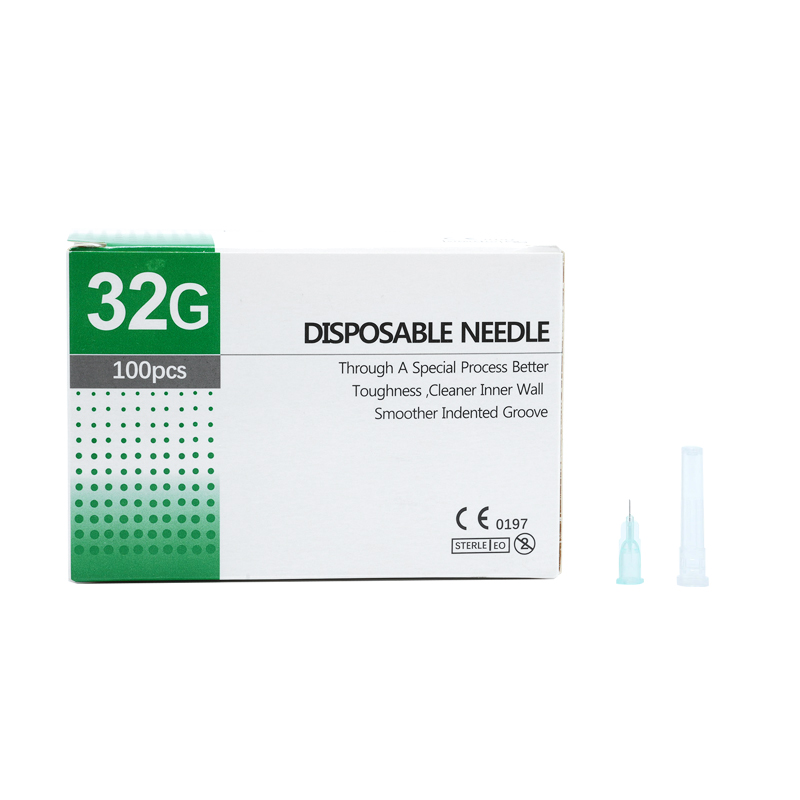 32g aguja desechable de inyección de belleza médica