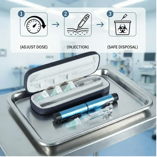 pluma de inyecci&oacute;n reutilizable